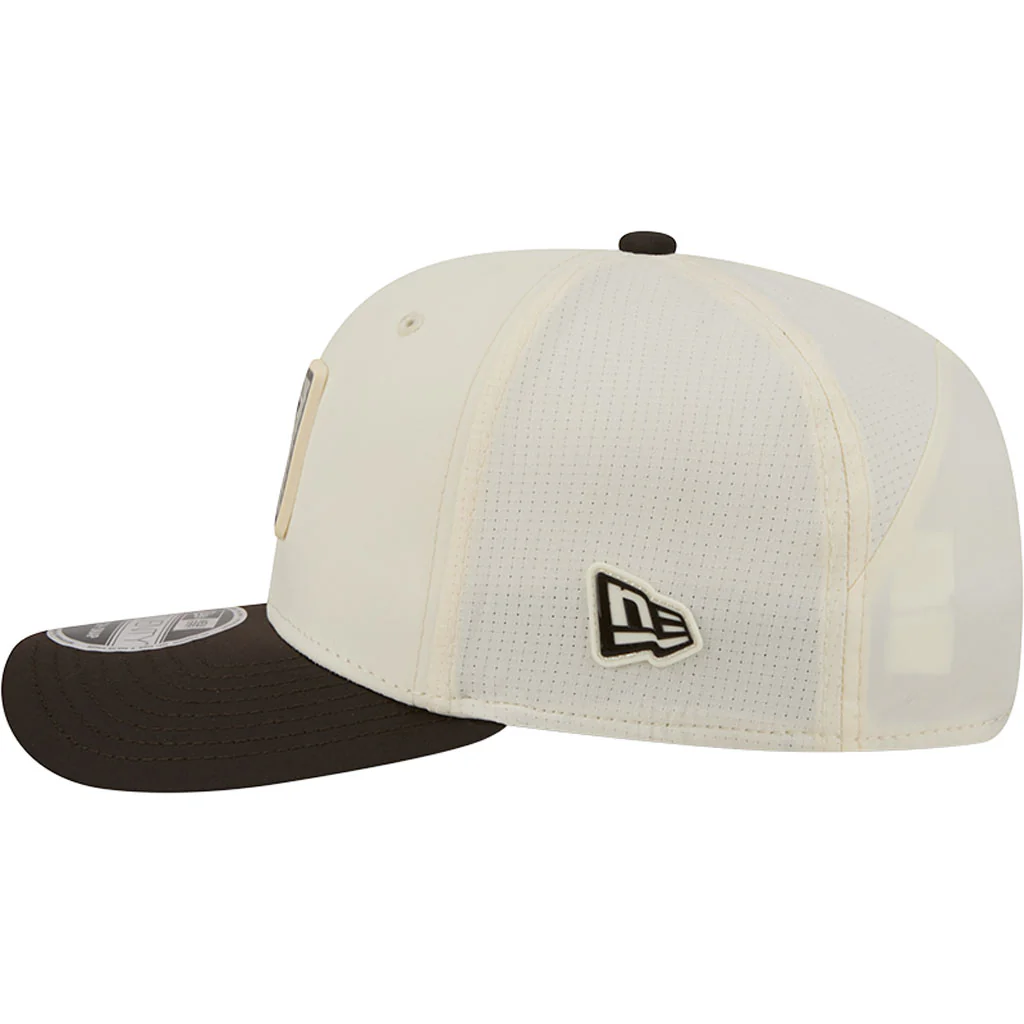NFL Cleveland Browns New Era 2026 Training 9SEVENTY Stretch Snapback Hat - Cream - Image 4