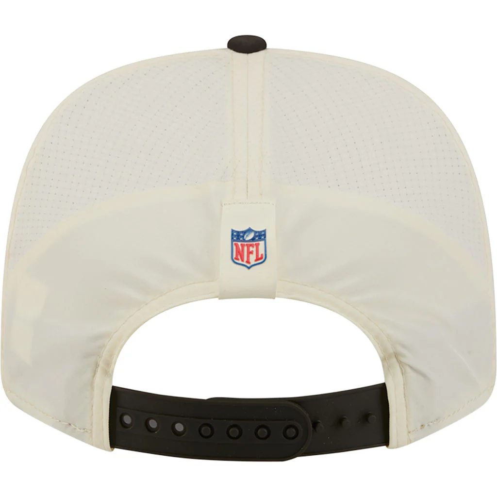 NFL Cleveland Browns New Era 2026 Training 9SEVENTY Stretch Snapback Hat - Cream - Image 6