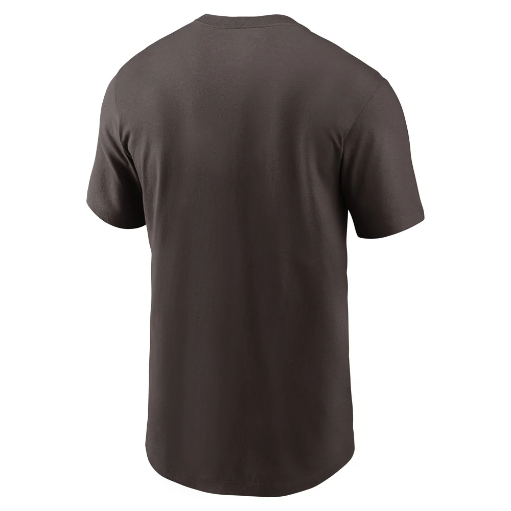 NFL Cleveland Browns Nike Logo Essential T-Shirt - Brown - Image 3
