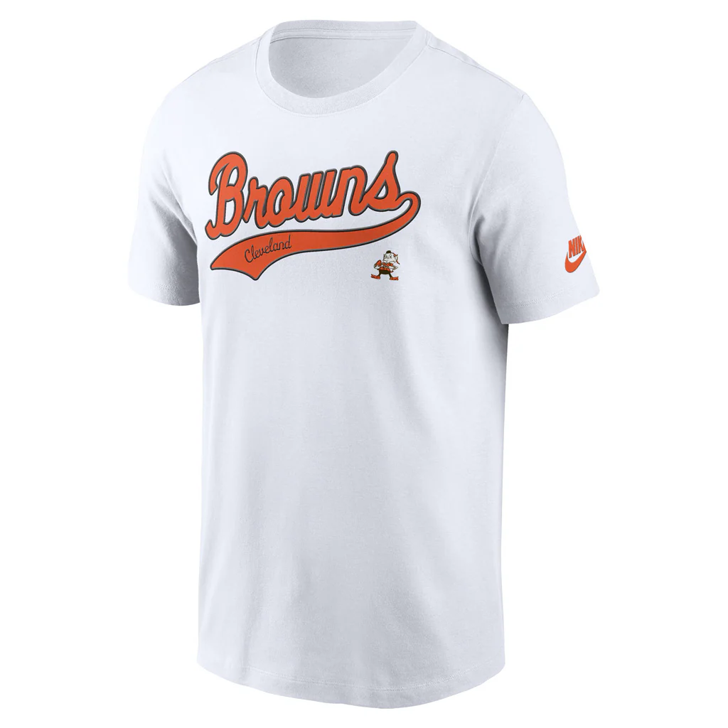 NFL Cleveland Browns Nike Rewind Tailsweep T-Shirt - Image 2