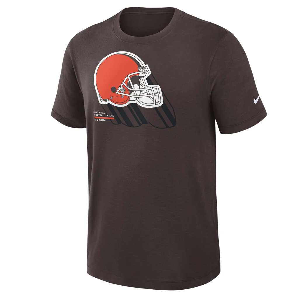 NFL Cleveland Browns Nike Slub T-Shirt - Brown - Image 2