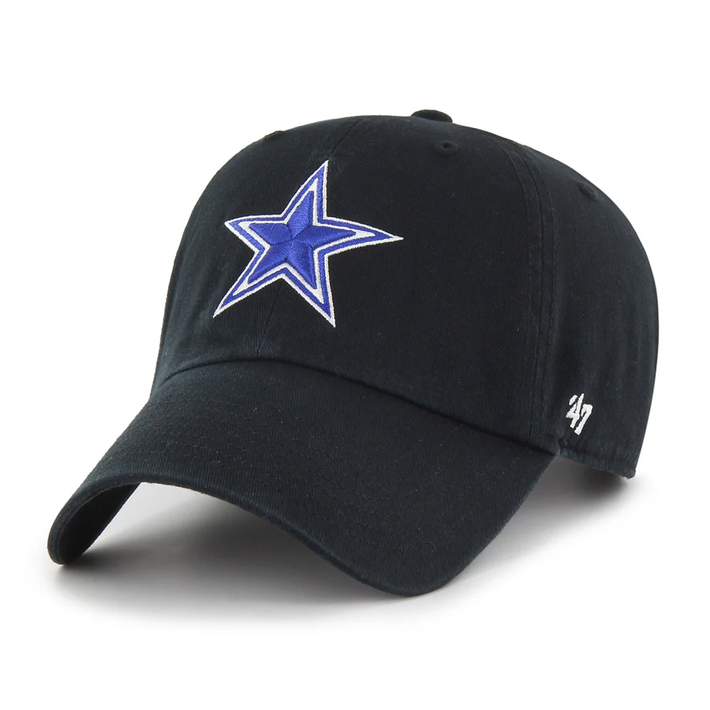 NFL Dallas Cowboys '47 Brand Clean Up Hat - Black