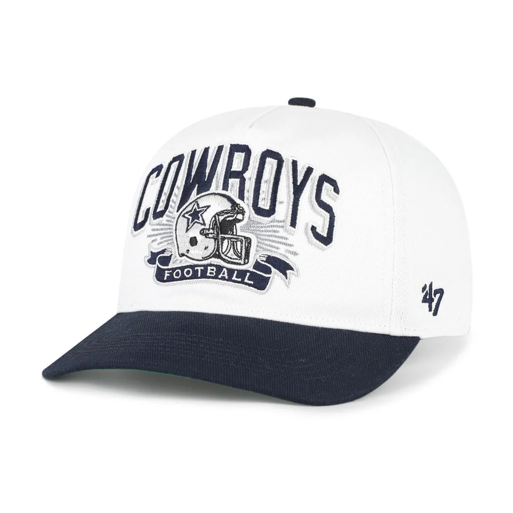 NFL Dallas Cowboys '47 Two-Tone Prime Play Hitch Snapback Hat - White
