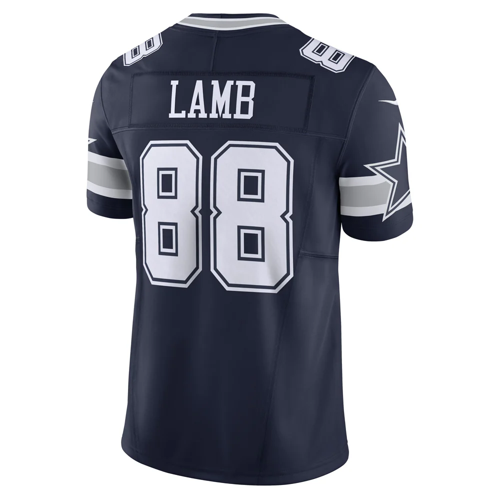 NFL Dallas Cowboys CeeDee Lamb Nike Home Vapor F.U.S.E. Limited Jersey - Navy - Image 3