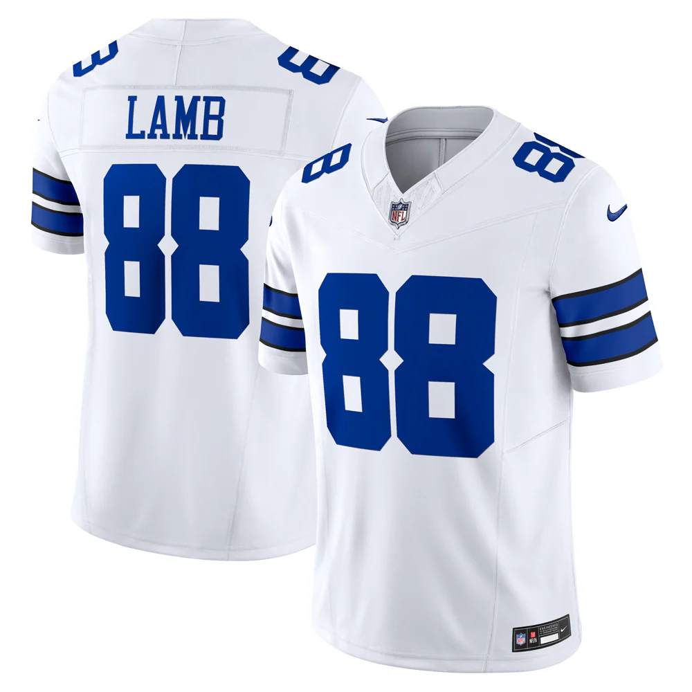 NFL Dallas Cowboys CeeDee Lamb Nike Road Vapor F.U.S.E. Limited Jersey - White