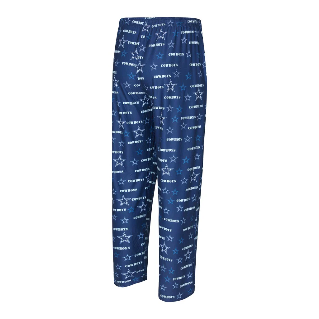 NFL Dallas Cowboys Concepts Sport Mosaic All Over Print PJ Pants - Navy - Image 2