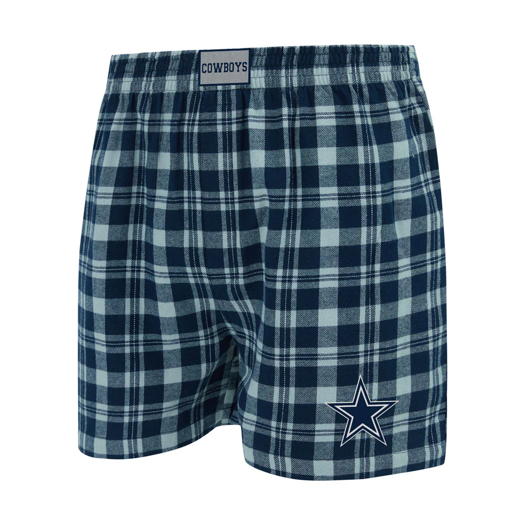 NFL Dallas Cowboys Concepts Sports Hawthorn Boxer Shorts - Navy