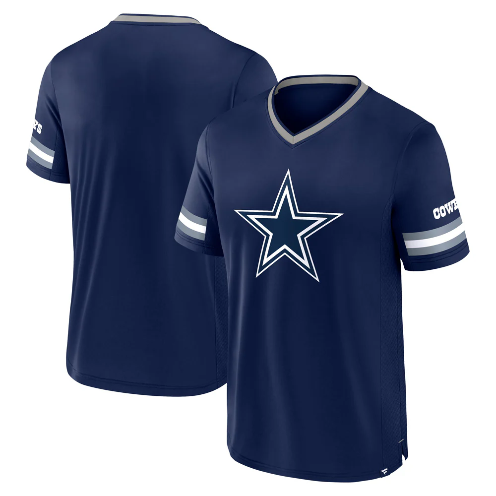 NFL Dallas Cowboys Fanatics Stripe Stacking T-Shirt - Navy