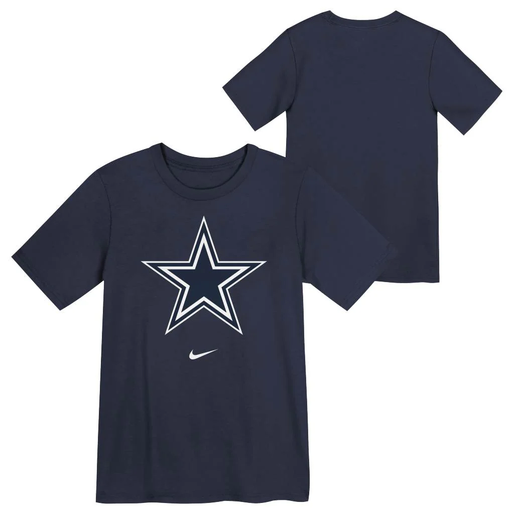 NFL Dallas Cowboys Kids Nike Logo T-Shirt - Navy