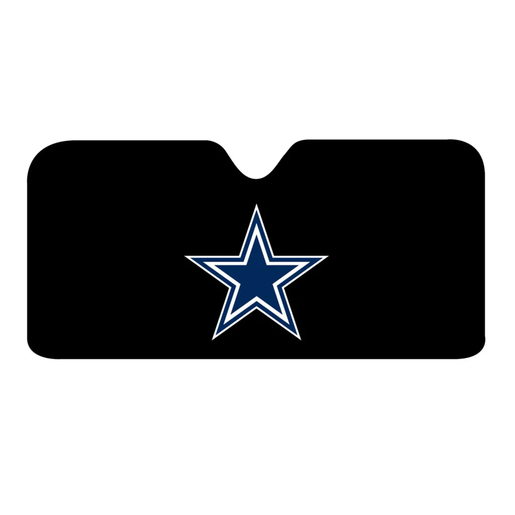 NFL Dallas Cowboys Logo Brands Primary Logo Sunshade - Black