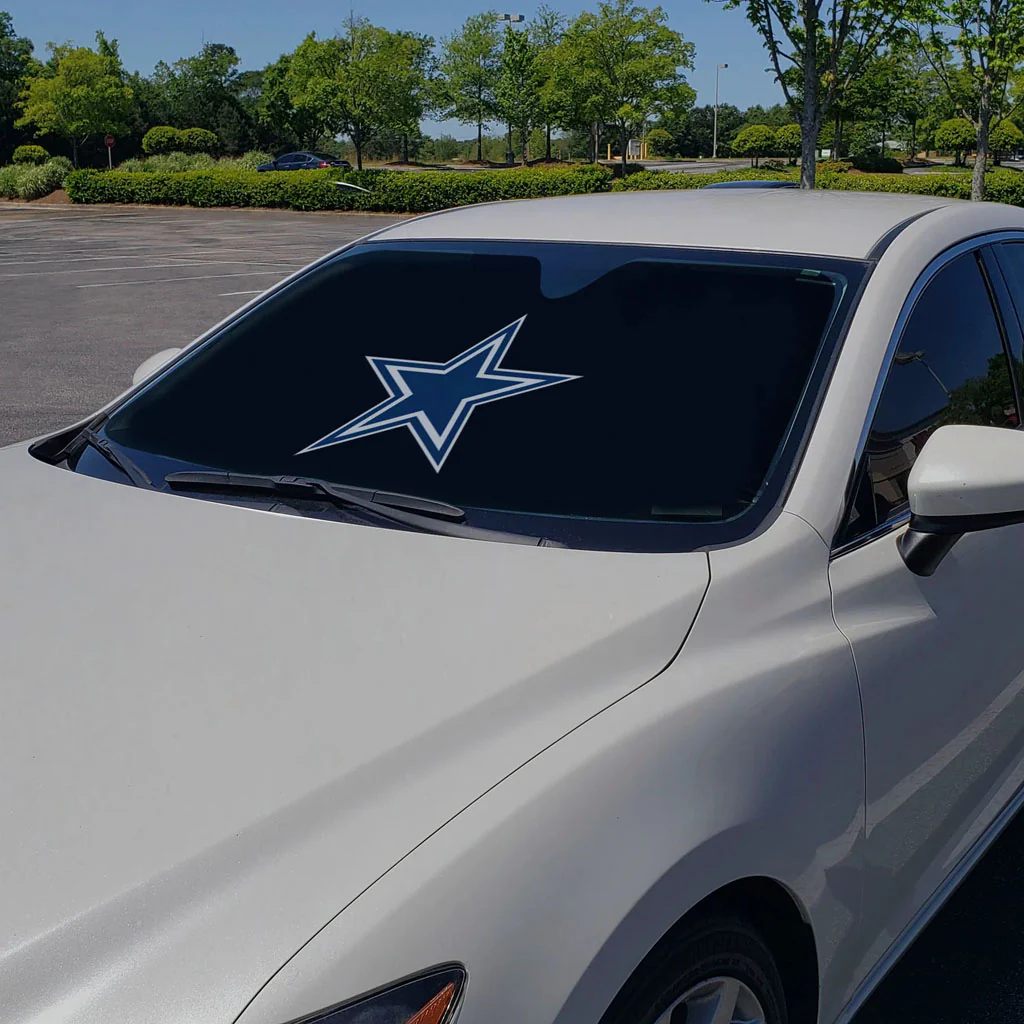 NFL Dallas Cowboys Logo Brands Primary Logo Sunshade - Black - Image 2