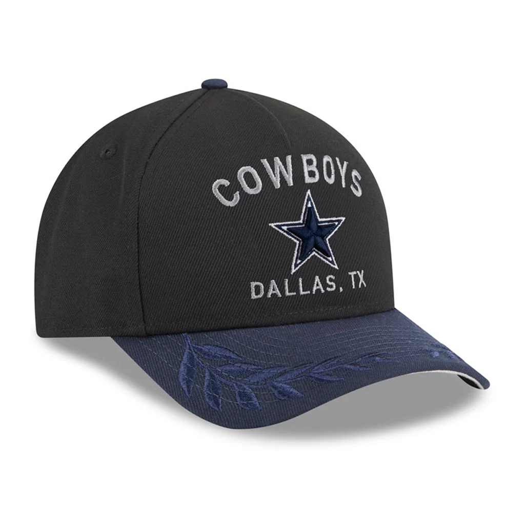 NFL Dallas Cowboys New Era 2025 Draft 39THIRTY Flex Fit Hat - Black - Image 2