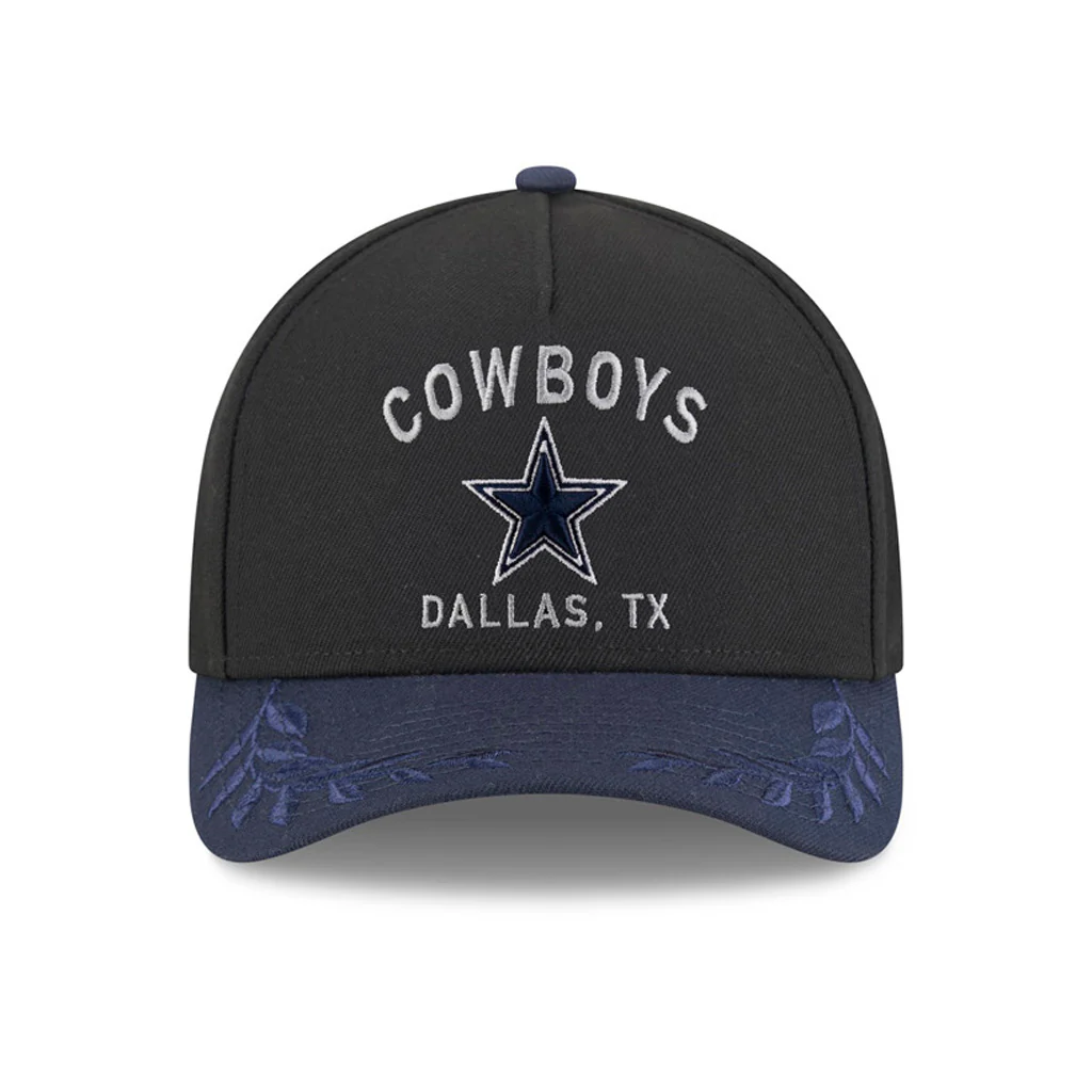 NFL Dallas Cowboys New Era 2025 Draft 39THIRTY Flex Fit Hat - Black - Image 3