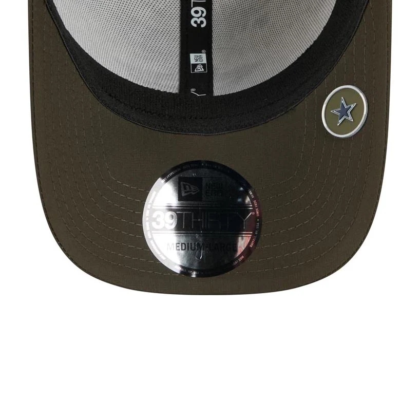 NFL Dallas Cowboys New Era 2025 Salute to Service Digi Camo 39THIRTY Flex Fit Hat - Camo - Image 5