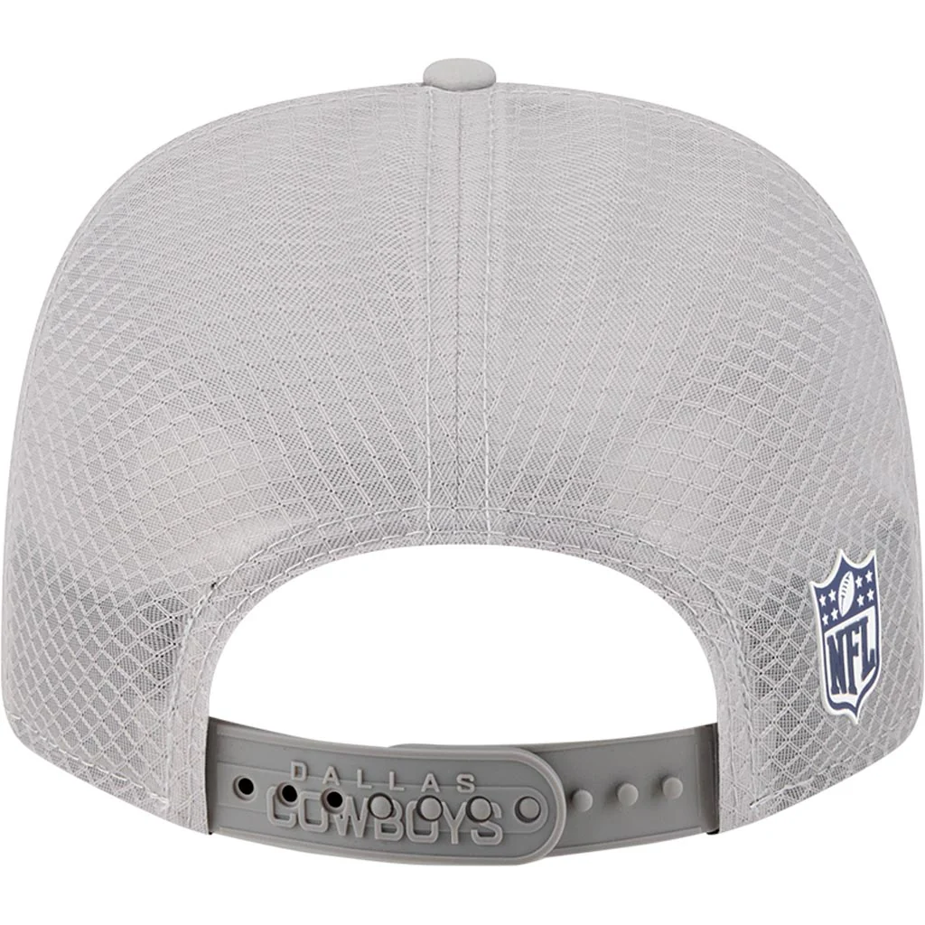 NFL Dallas Cowboys New Era 2025 Sideline 9SEVENTY Stretch-Snapback Hat - Gray - Image 4