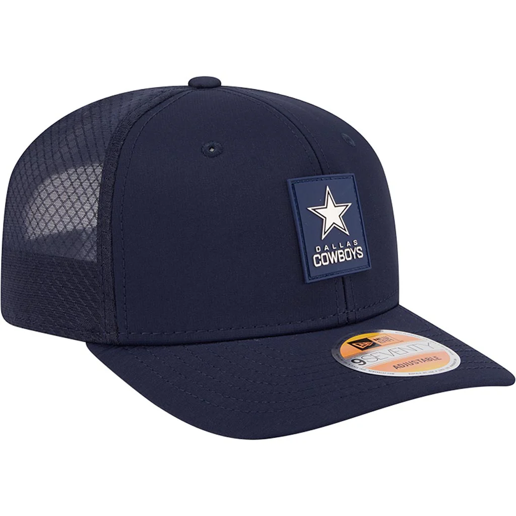 NFL Dallas Cowboys New Era 2025 Sideline 9SEVENTY Stretch-Snapback Hat - Navy - Image 2