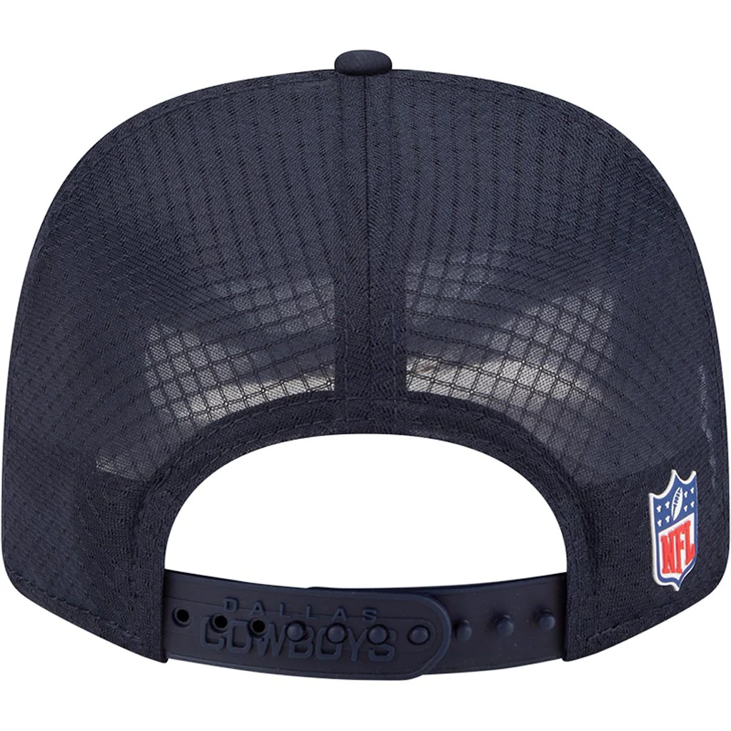 NFL Dallas Cowboys New Era 2025 Sideline 9SEVENTY Stretch-Snapback Hat - Navy - Image 4