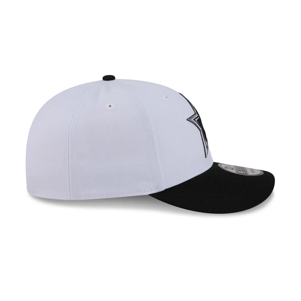 NFL Dallas Cowboys New Era 2026 Black & White Draft 9FIFTY Snapback Hat - White - Image 5