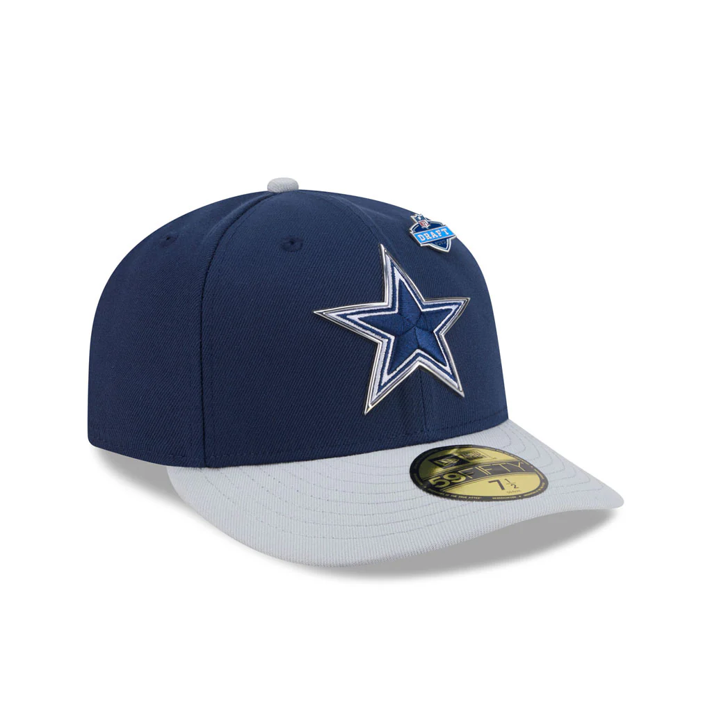 NFL Dallas Cowboys New Era 2026 Draft 59FIFTY Fitted Hat - Navy - Image 2