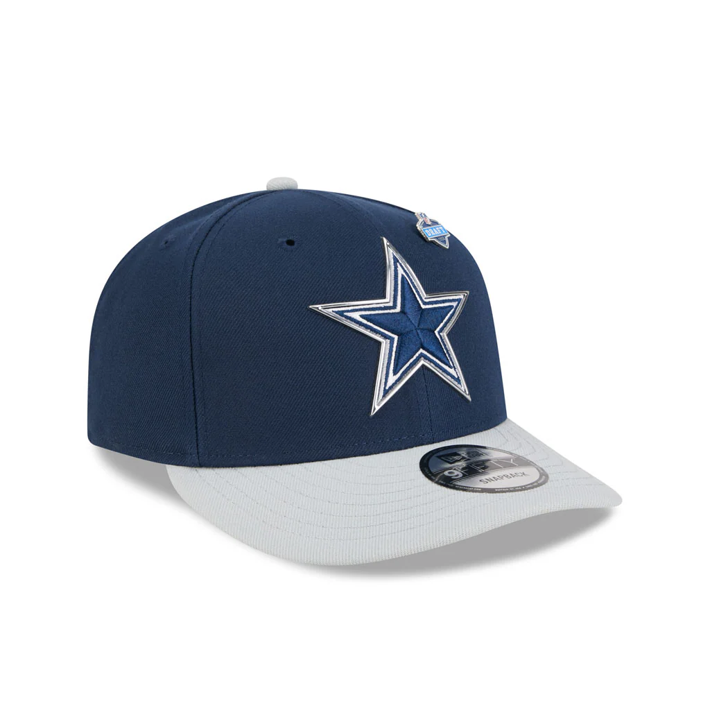 NFL Dallas Cowboys New Era 2026 Draft 9FIFTY Snapback Hat - Navy - Image 2