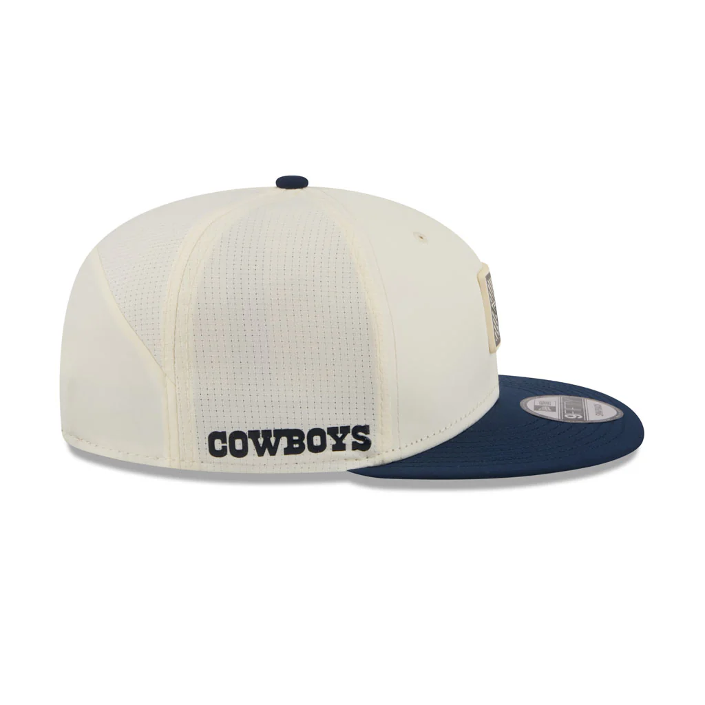 NFL Dallas Cowboys New Era 2026 Training 9FIFTY Snapback Hat - Cream - Image 5