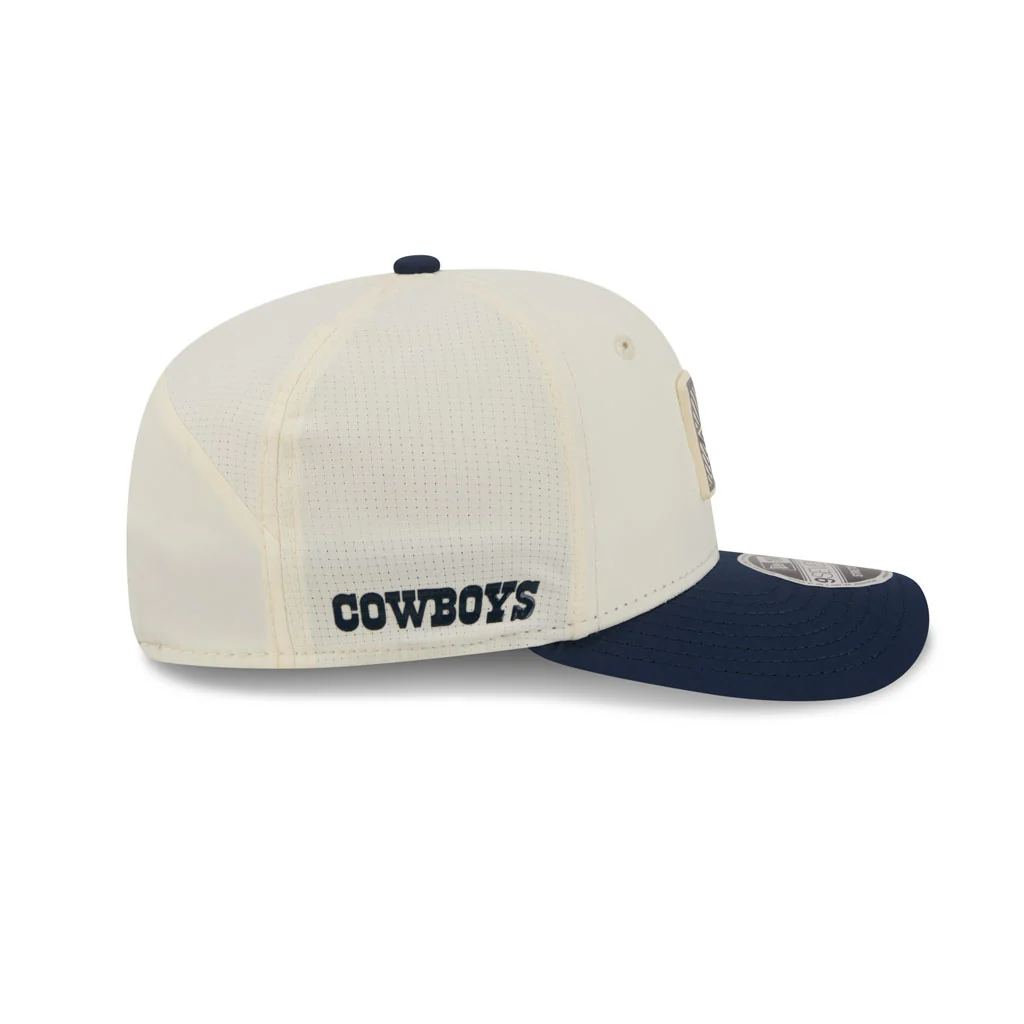 NFL Dallas Cowboys New Era 2026 Training 9SEVENTY Stretch Snapback Hat - Cream - Image 4