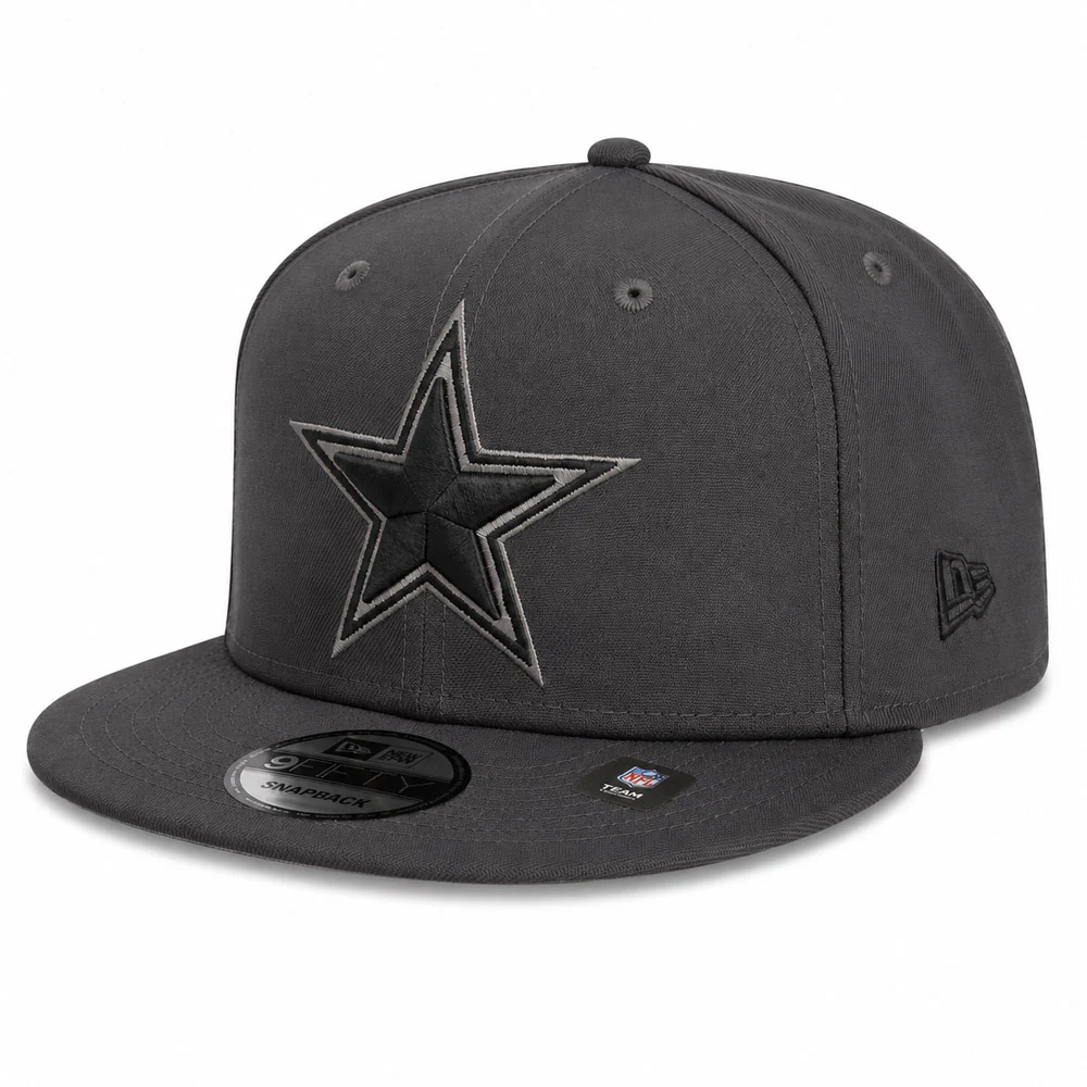 NFL Dallas Cowboys New Era Gray Prestige 9FIFTY Snapback Hat- Graphite