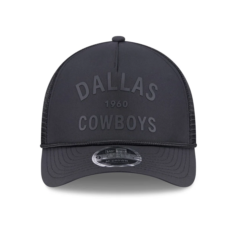 NFL Dallas Cowboys New Era Minimalist 9FORTY M-Crown Snapback Hat - Black - Image 3
