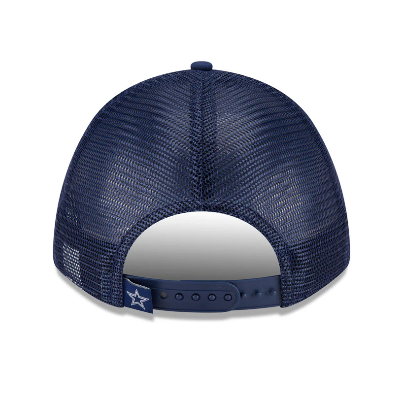 NFL Dallas Cowboys New Era Minimalist 9FORTY M-Crown Snapback Hat - Navy - Image 4
