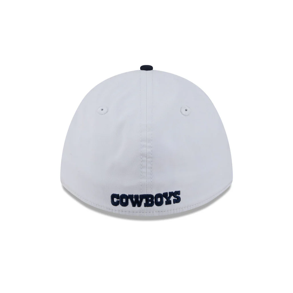 NFL Dallas Cowboys New Era Patch 39THIRTY M-Crown Flex Fit Hat - White - Image 6
