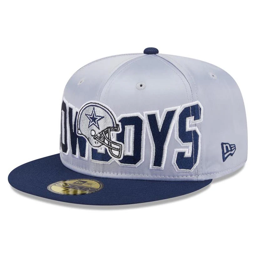 NFL Dallas Cowboys New Era Satin 59FIFTY Fitted Hat - Gray
