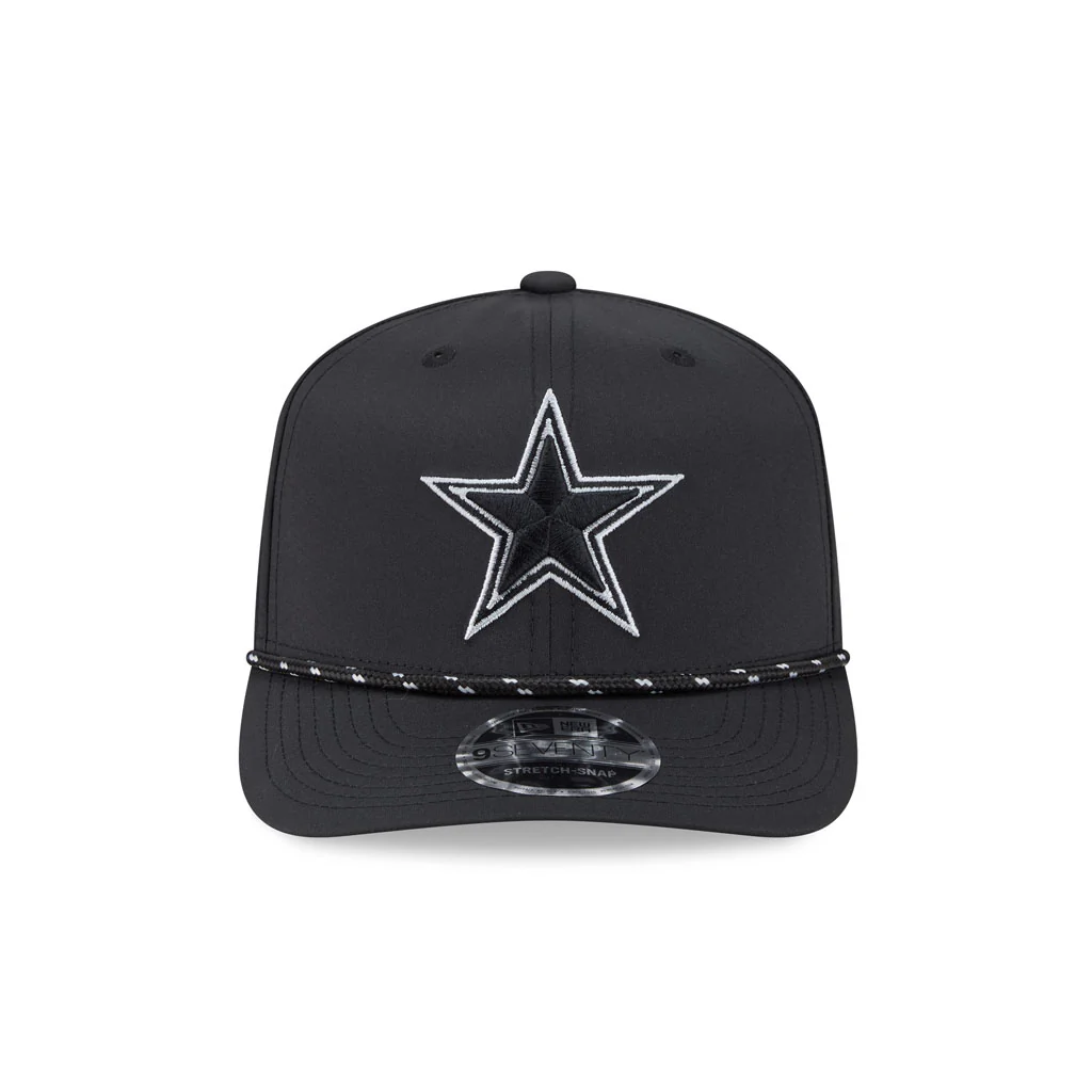 NFL Dallas Cowboys New Era Sports 9SEVENTY Stretch Snapback Hat - Black - Image 3