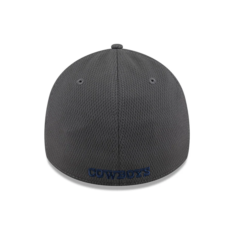 NFL Dallas Cowboys New Era Tonal Graphite 39THIRTY Flex Fit Hat - Graphite - Image 4