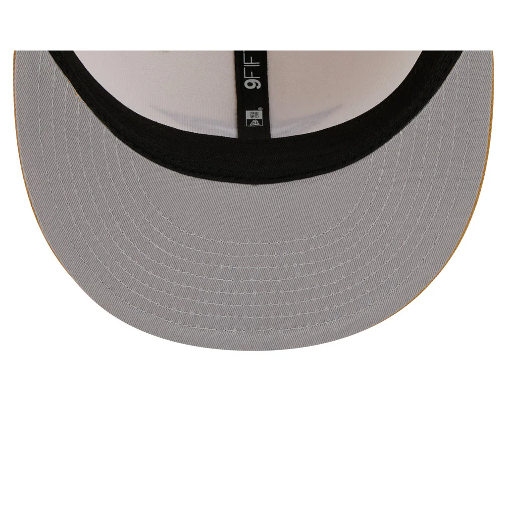 NFL Dallas Cowboys New Era Two-Tone Dusted 9FIFTY Snapback Hat - Light Cream - Image 7