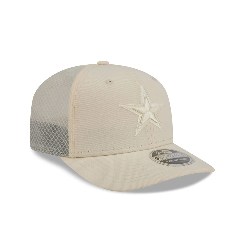 NFL Dallas Cowboys New Era Vanilla 9SEVENTY Stretch Snapback Hat - Light Cream - Image 2