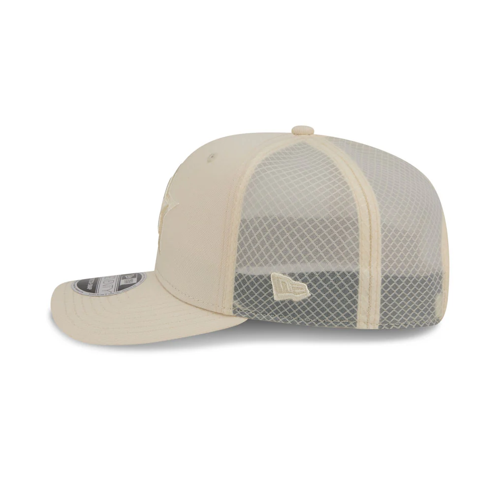NFL Dallas Cowboys New Era Vanilla 9SEVENTY Stretch Snapback Hat - Light Cream - Image 5