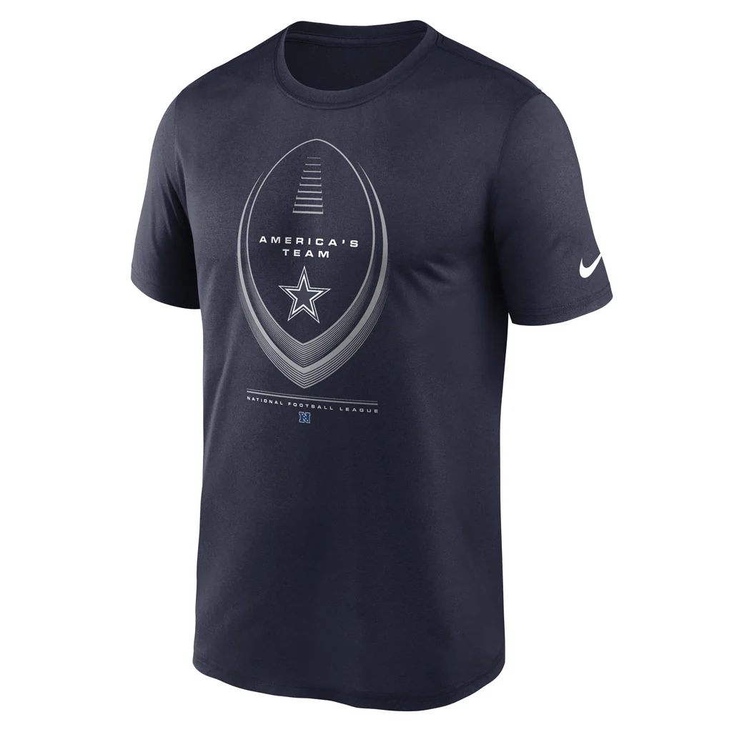 NFL Dallas Cowboys Nike 2026 Icon Legend T-Shirt - Navy - Image 2