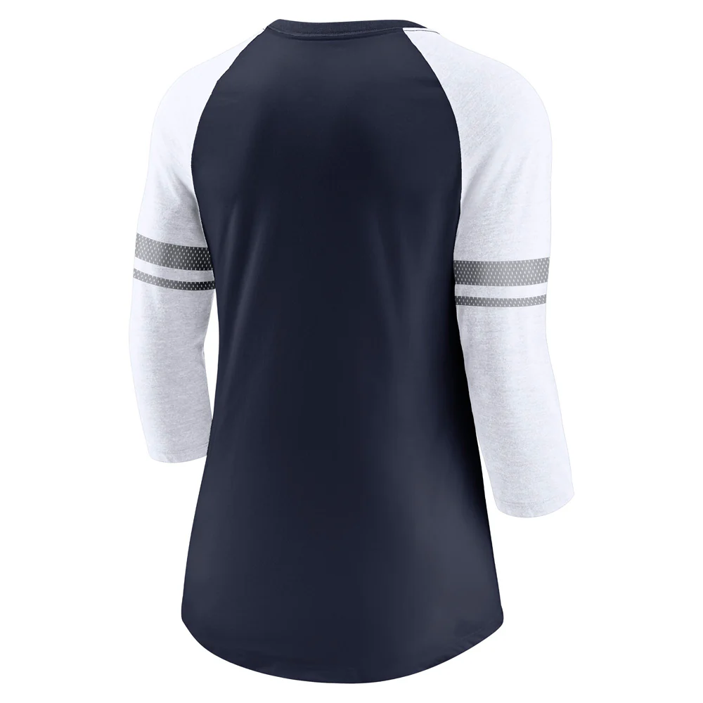 NFL Dallas Cowboys NIke 3/4 Sleeve Fashion T-Shirt - Navy - Image 2