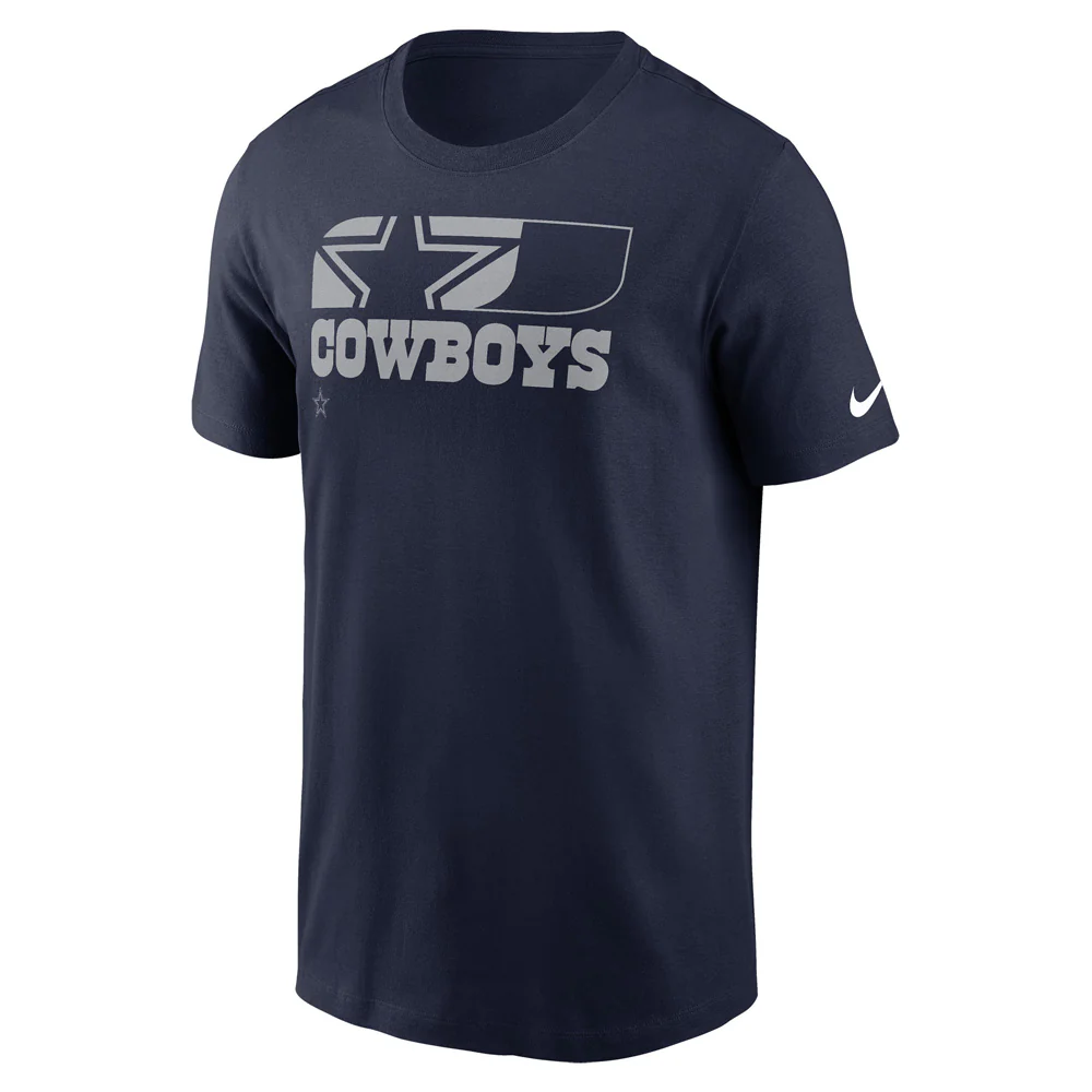 NFL Dallas Cowboys Nike Air Essential T-Shirt - Navy - Image 2