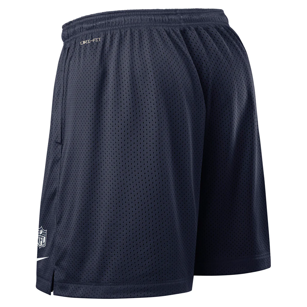 NFL Dallas Cowboys Nike Dri-Fit Reversible Knit Shorts - Navy - Image 3