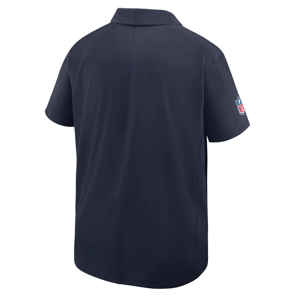 NFL Dallas Cowboys Nike Dri-Fit Sideline Woven Polo - Navy - Image 3