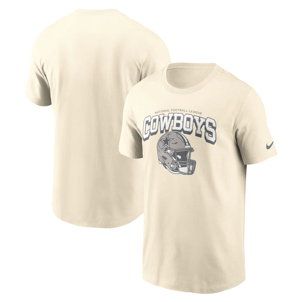 NFL Dallas Cowboys Nike Easy Lane Essential T-Shirt - Cream