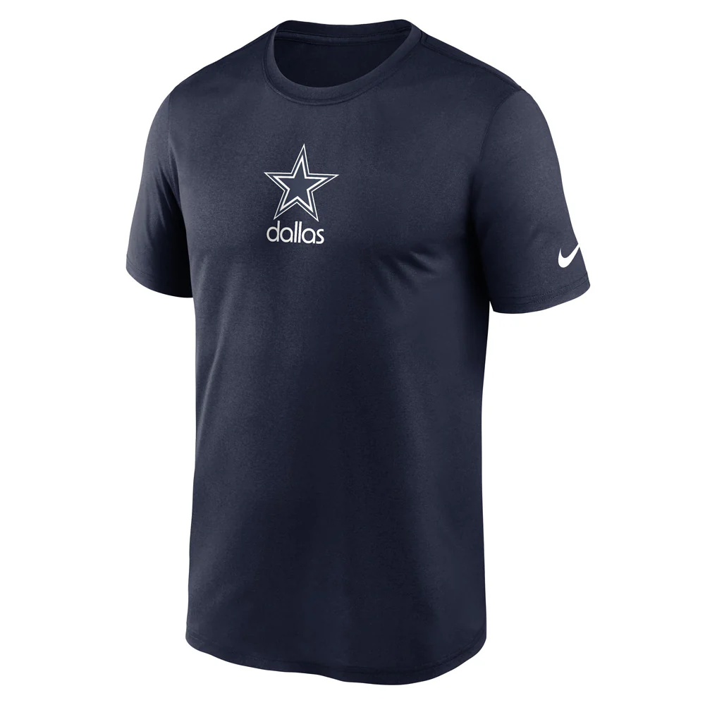 NFL Dallas Cowboys Nike Sign Legend T-Shirt - Navy - Image 2