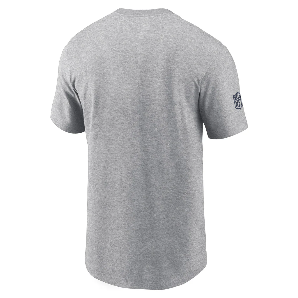NFL Dallas Cowboys Nike Team Issue T-Shirt - Heather Gray - Image 3