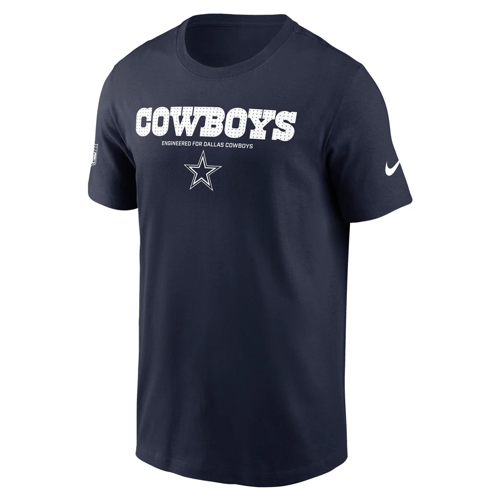 NFL Dallas Cowboys Nike Team Issue T-Shirt - Navy - Image 2