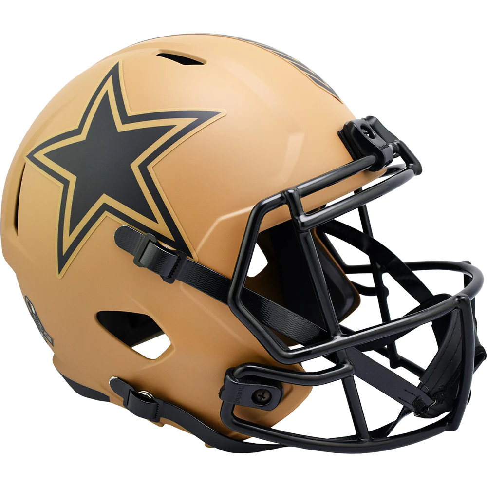 NFL Dallas Cowboys Riddell 2023 Salute to Service Replica Speed Helmet