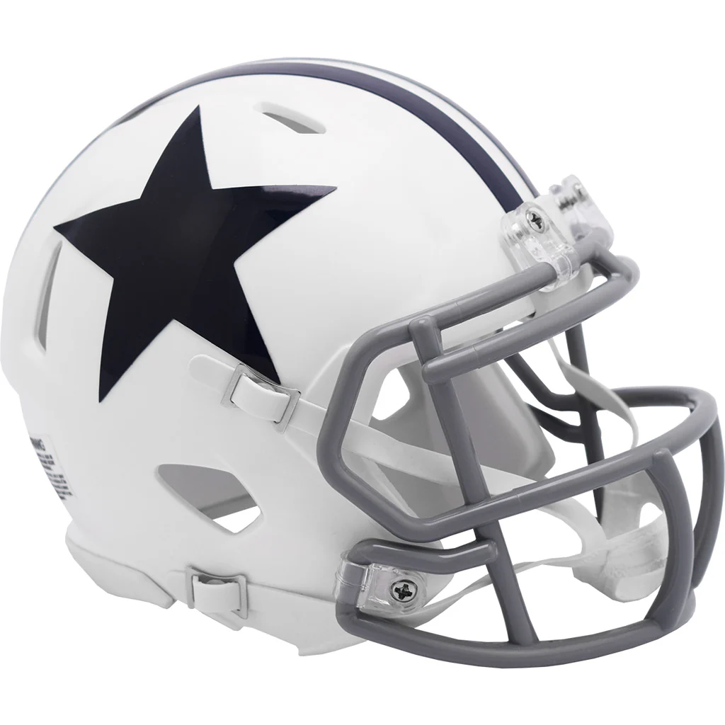 NFL Dallas Cowboys Riddell '60 Throwback Mini Speed Helmet