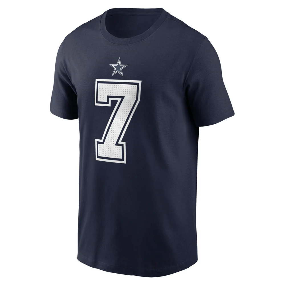 NFL Dallas Cowboys Trevon Diggs Nike Name & Number T-Shirt - Navy - Image 2