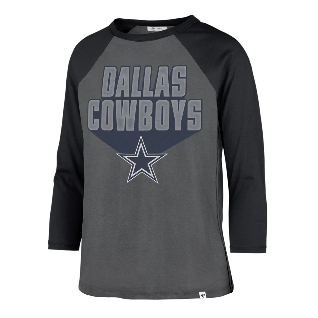 NFL Dallas Cowboys Women's '47 Jetset Ava Raglan T-Shirt - Image 2