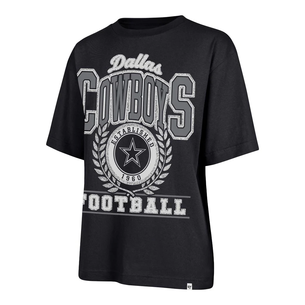 NFL Dallas Cowboys Women's '47 Ring True Foundation T-Shirt - Navy - Image 2